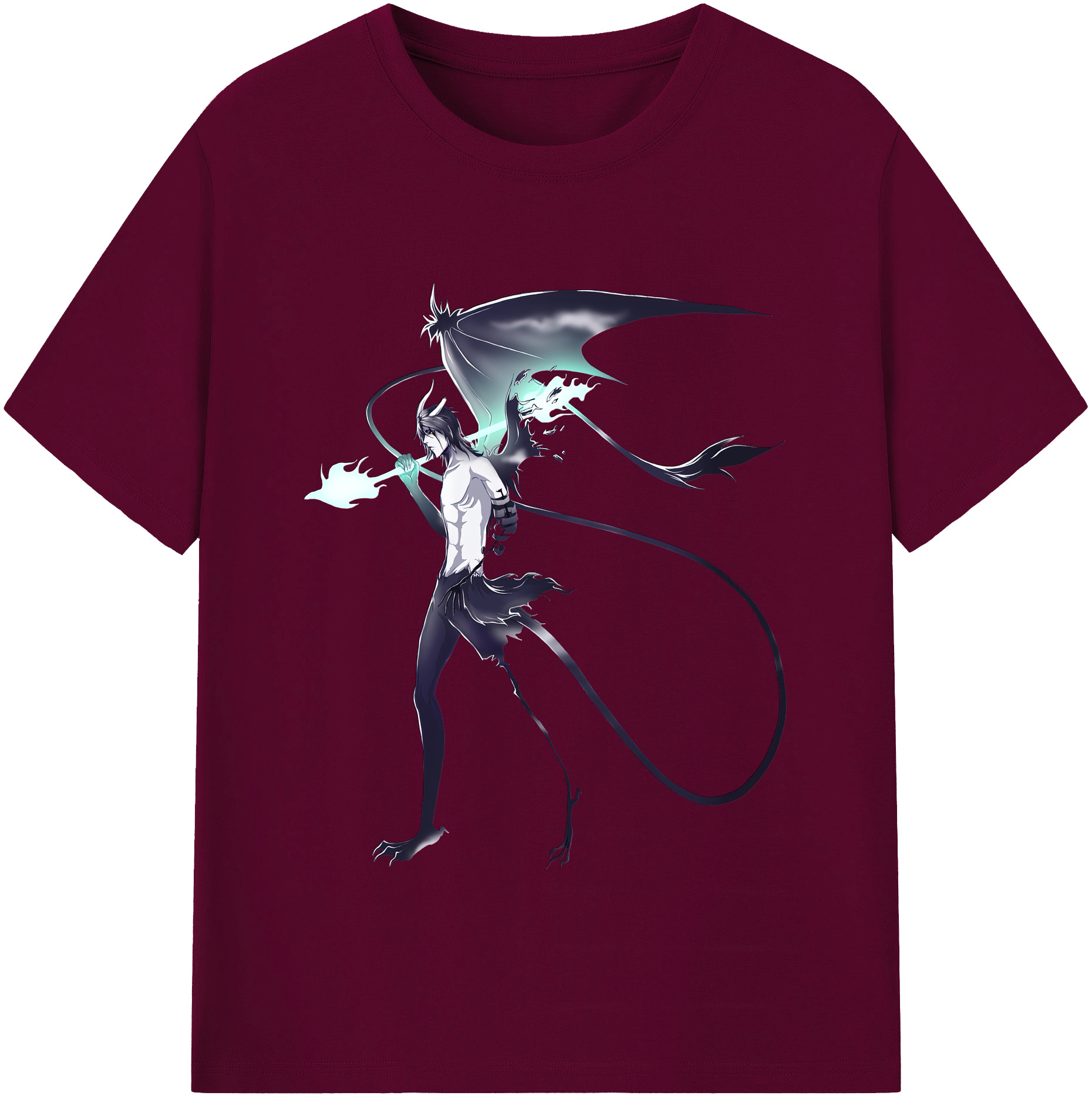 （画像用） ブリーチ ウルキオラ·シファー BLEACH Ulquiorra cifer レディースカジュアルプリントTシャツ（綿100％）